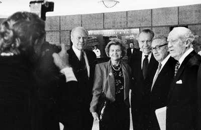 Ron shooting President and Betty Ford, President Nixon, Dr. Henry Kissinger @ Nixon Library, by Steve Salisian