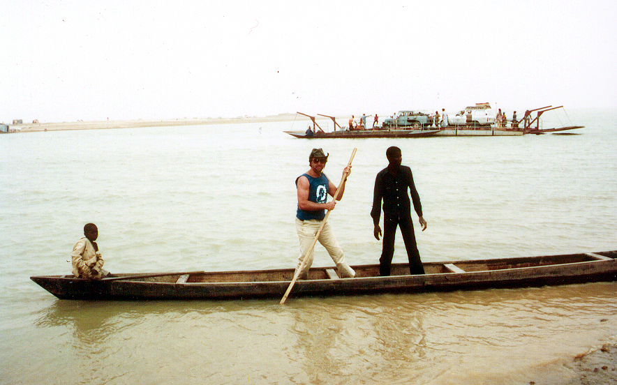 Ron Crossing the Niger River